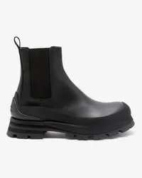 Alexander McQueen Wander Chelsea-Stiefel Schwarz