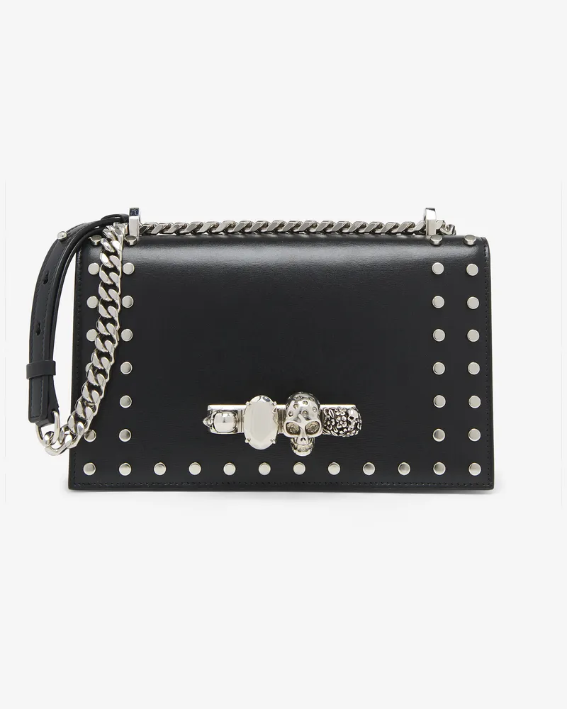 Alexander McQueen Jewelled Satchel mit Nietenverzierung - Item 55412814C281000 Schwarz