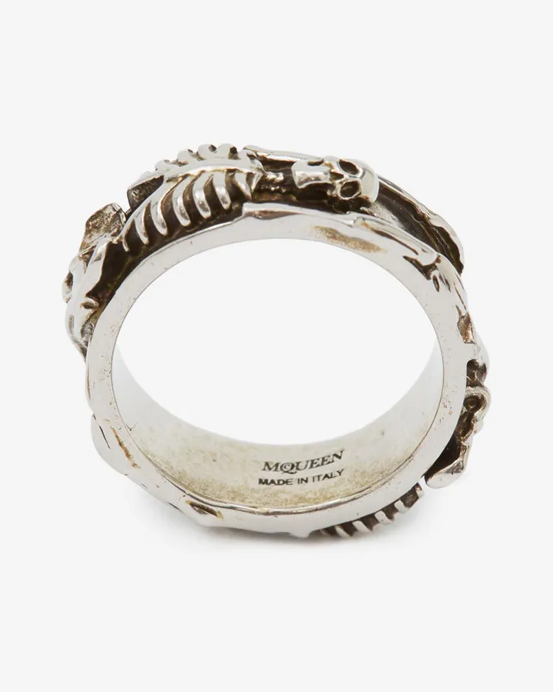 Alexander McQueen Ring Dancing Skeleton - Item 855356J160Y0446 Bunt