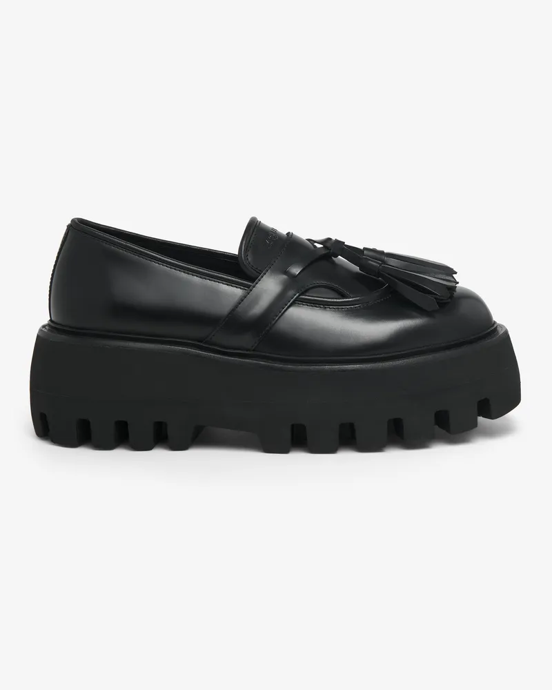 Alexander McQueen Sofa Loafer - Item 848254WHAEZ1000 Schwarz