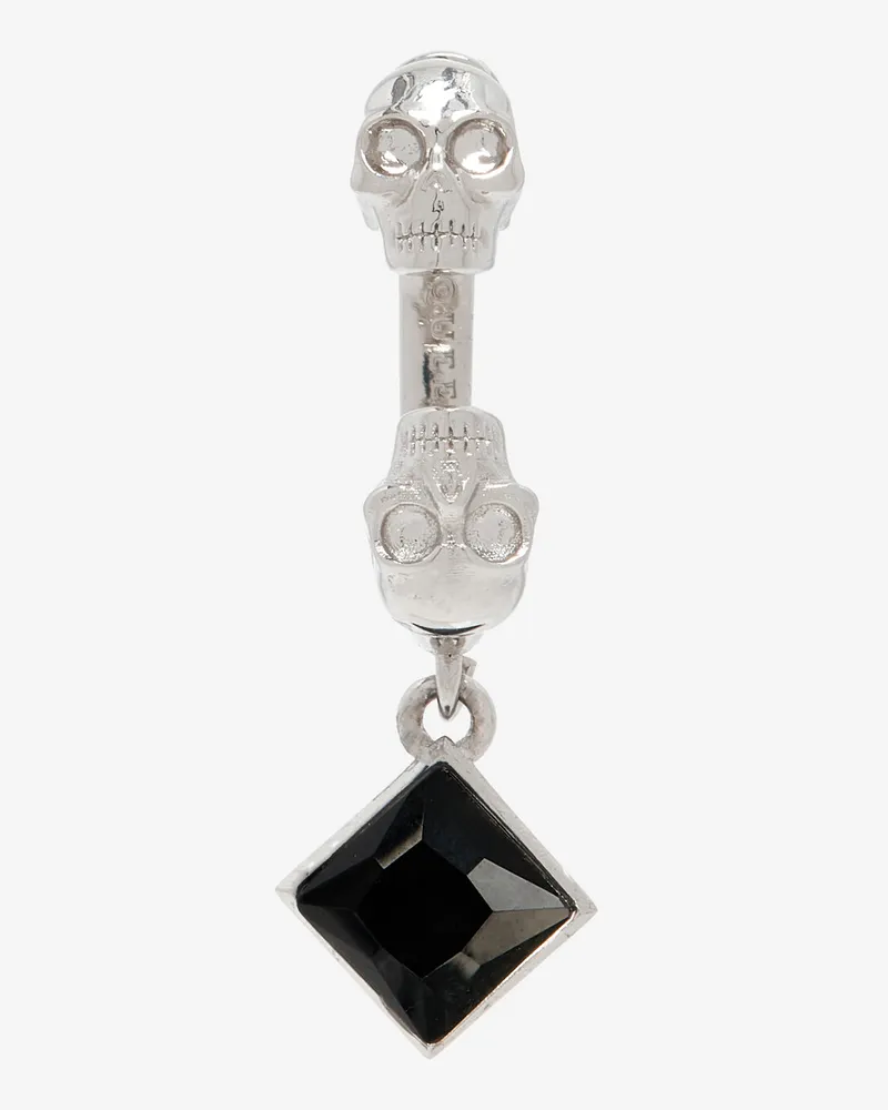 Alexander McQueen Ohrring mit Twin Skull - Item 854579J161B1112 Palladium