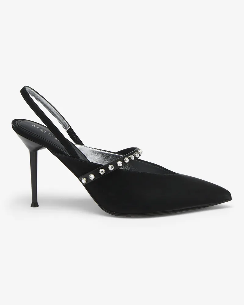 Alexander McQueen Revel Slingback - Item 838457W4ABA1067 Schwarz