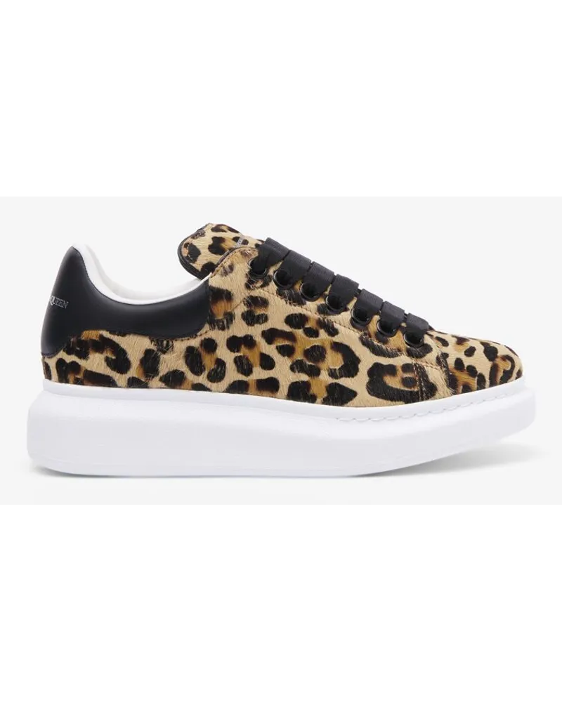 Alexander McQueen Oversized-Sneaker Leopard