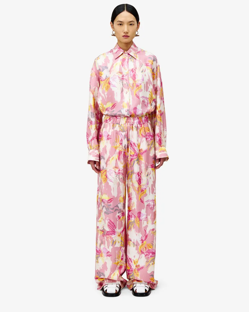 Alexander McQueen Florale Pyjamahose - Item 819000QDAPU5067 Blassrosa