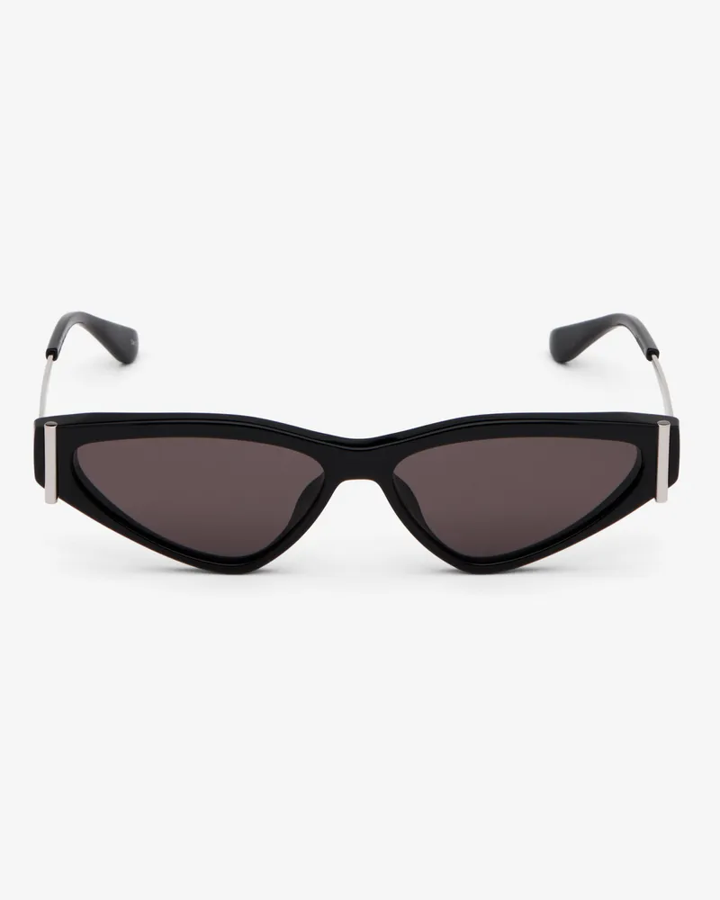 Alexander McQueen Side T-Bar Sonnenbrille - Item 832218J07701055 Schwarz