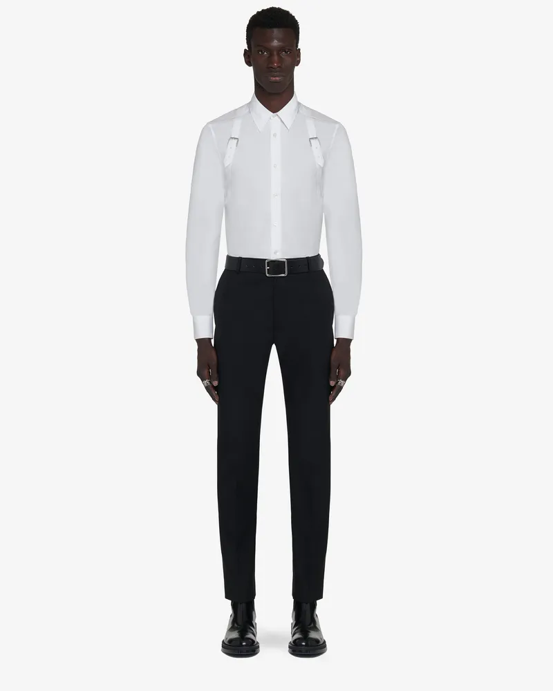 Alexander McQueen Tailoring-Zigarettenhose Schwarz