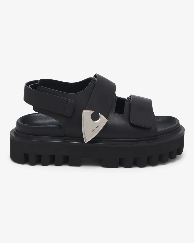 Alexander McQueen Parachute Sandale - Item 817620WIACT1064 Schwarz