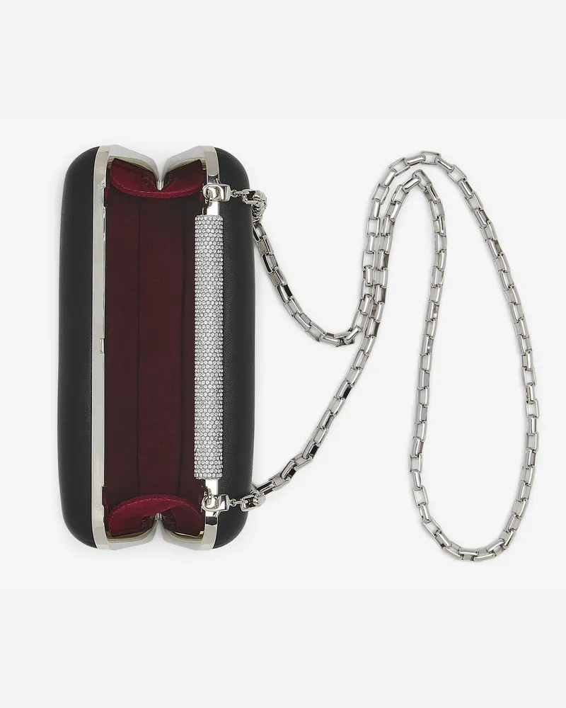 Alexander McQueen McQueen T-Bar Box-Clutch - Item 8147701AAJD1000 Schwarz