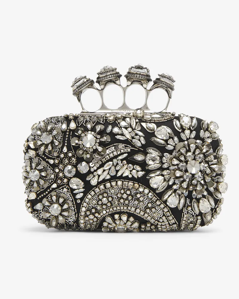 Alexander McQueen Jewelled Spider Knuckle Clutch - Item 835584KR7821485 Schwarz