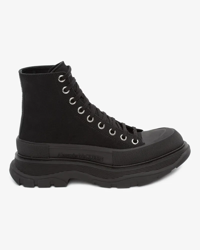 Alexander McQueen Stiefel mit Profilsohle - Item 697080W4MV21000 Schwarz