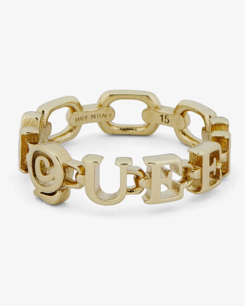 Alexander McQueen McQueen Ring - Item 836414J161G0953 Blassgold