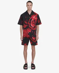 Alexander McQueen Wax Flower Shorts Schwarz