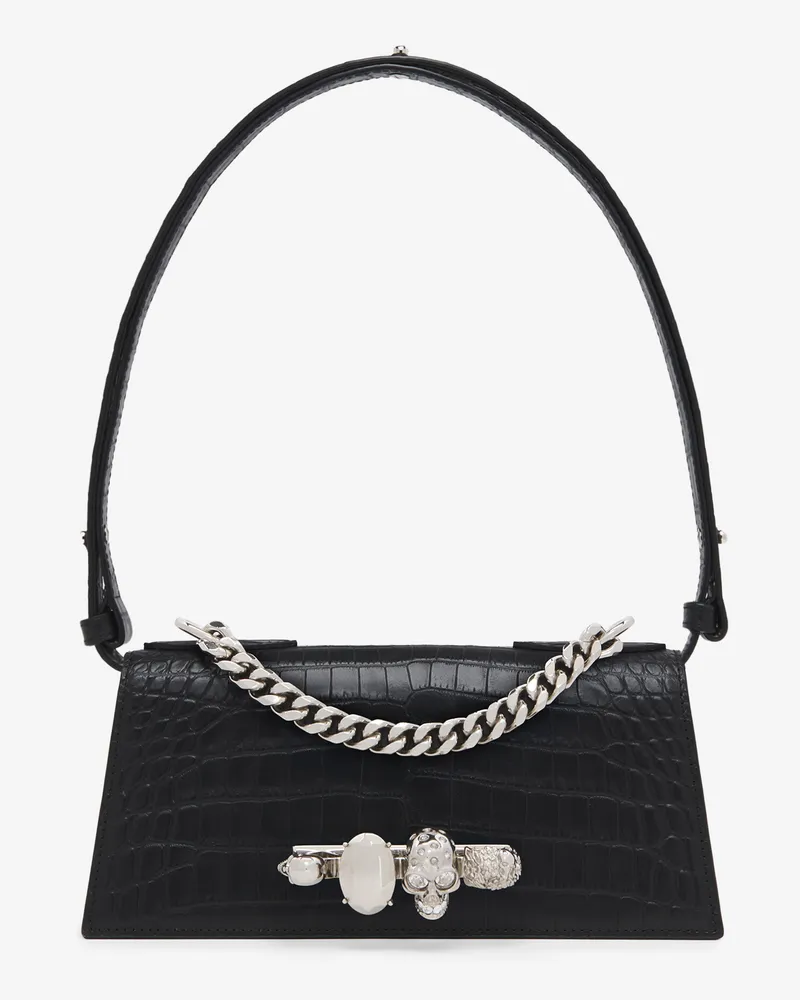 Alexander McQueen Jewelled Shoulder Mini - Item 8661381HBT21000 Schwarz