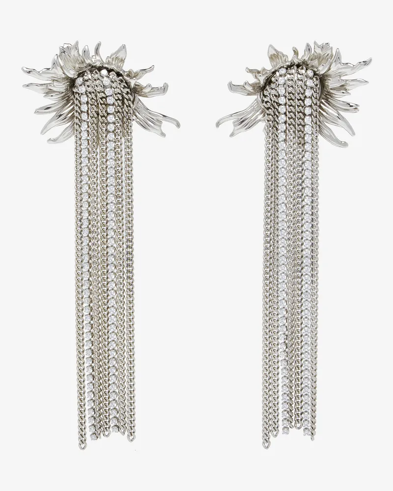 Alexander McQueen Sunflower Ohrringe - Item 847464J161B1021 Palladium