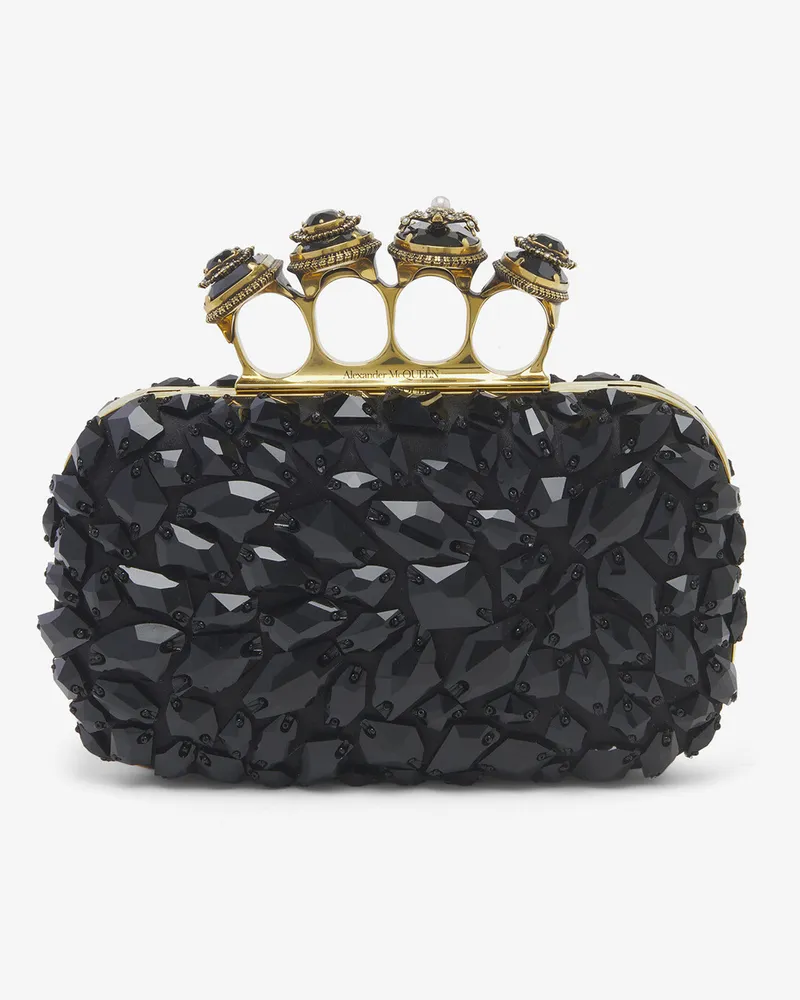 Alexander McQueen Spider Jewelled Clutch - Item 8301521BLFO1000 