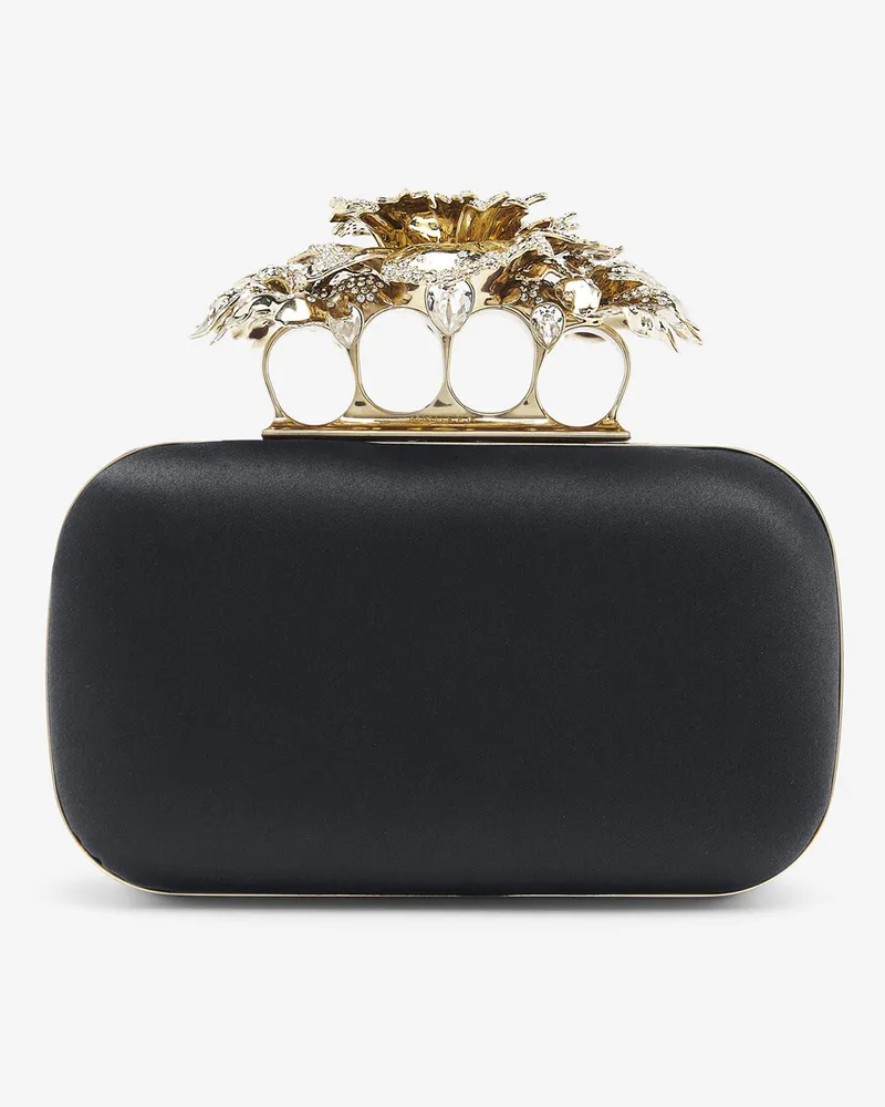 Alexander McQueen Carnation Knuckle Clutch - Item 8456481HBC31000 