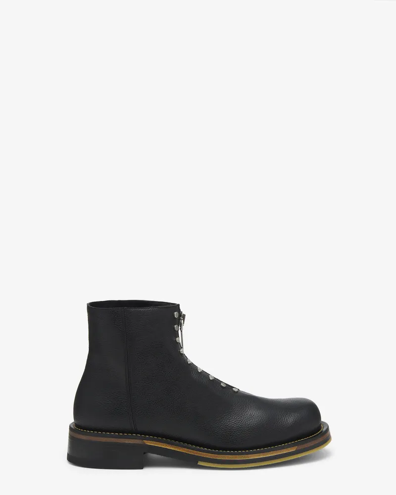 Alexander McQueen Maker Zip Stiefel - Item 831111WIAGG1064 Schwarz