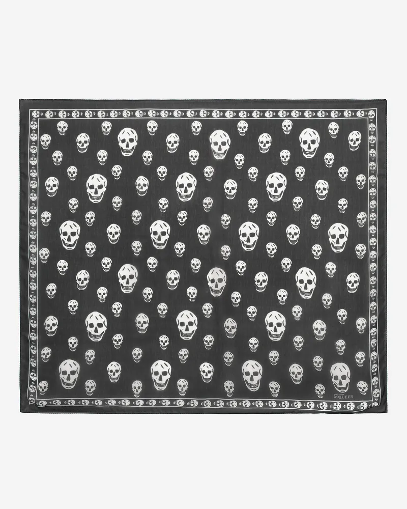 Alexander McQueen Klassischer Pashmina aus Modal mit Skulls - Item 5577173052Q1078 Schwarz