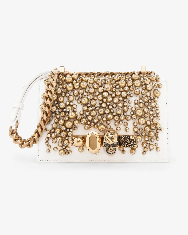 Alexander McQueen Mini Jewelled Satchel mit Kristall-Verzierung - Item 85484817HLO7050 