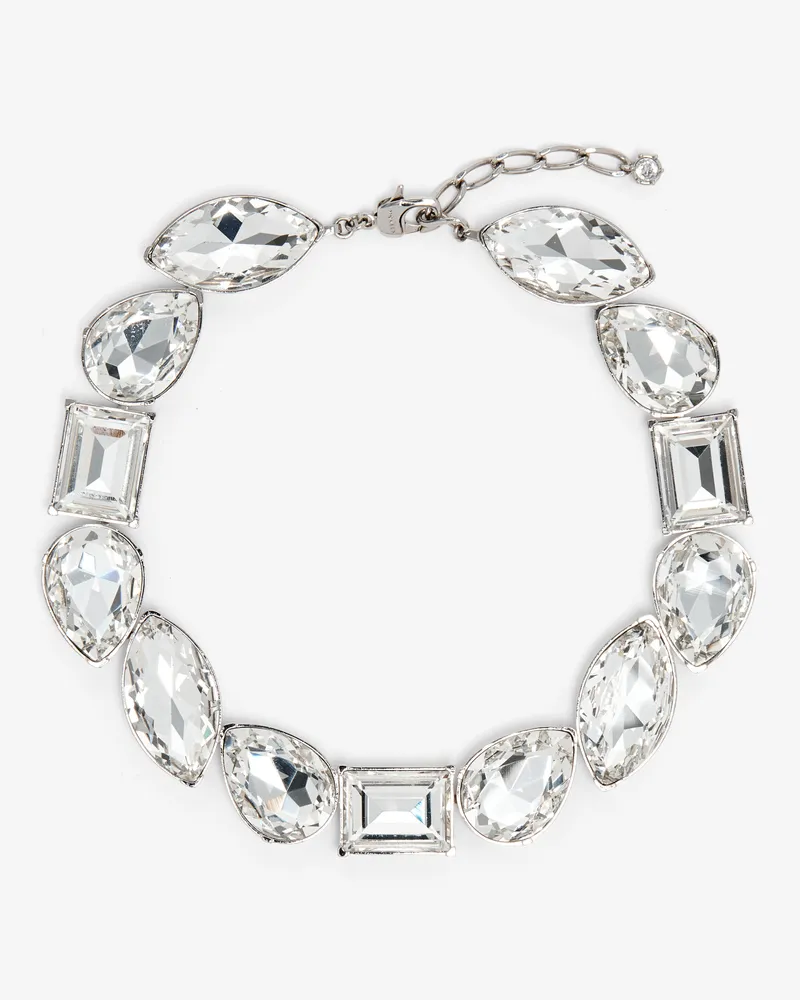 Alexander McQueen Cocktail Halsreif - Item 853585J161B1021 Silber