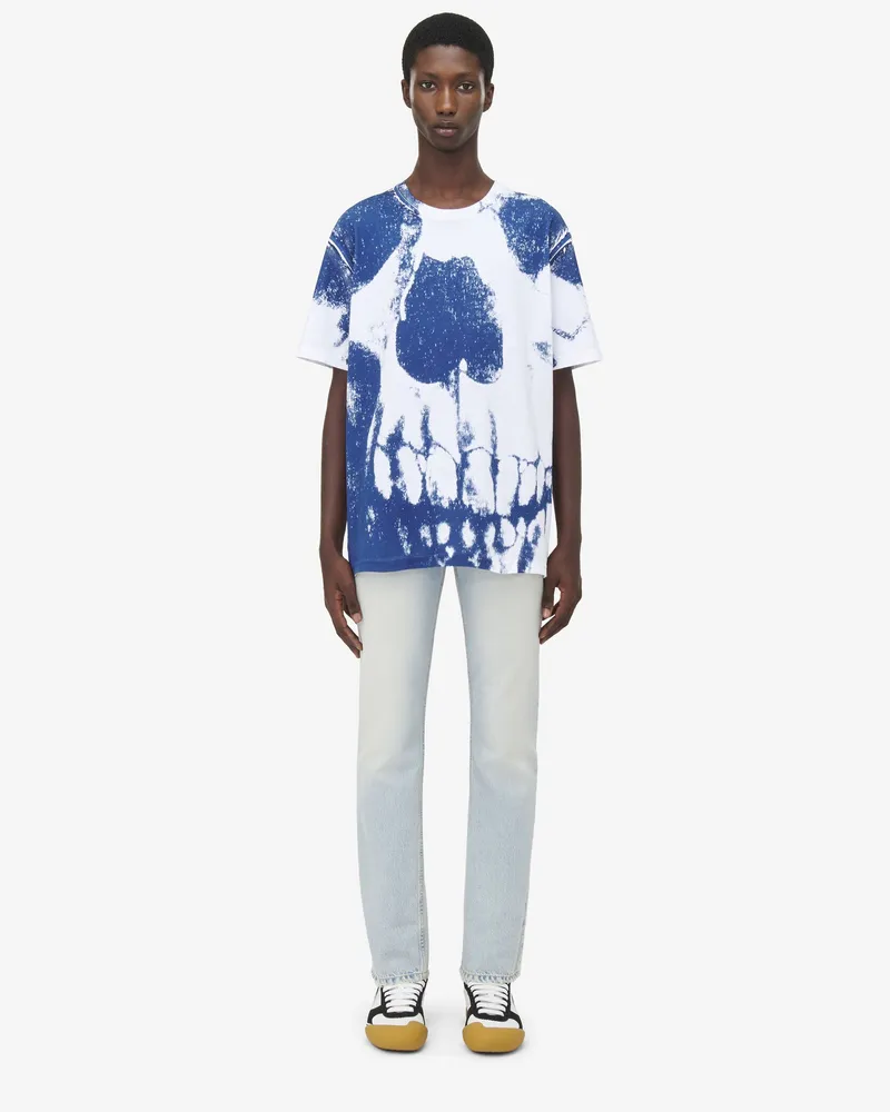 Alexander McQueen Exploded Skull T-Shirt - Item 815067QTAC50978 Weiss
