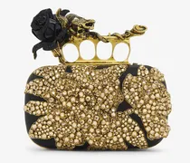 Knuckle Clutch mit Rosen- und Schlangenverzierung - Item 835585KR7841050