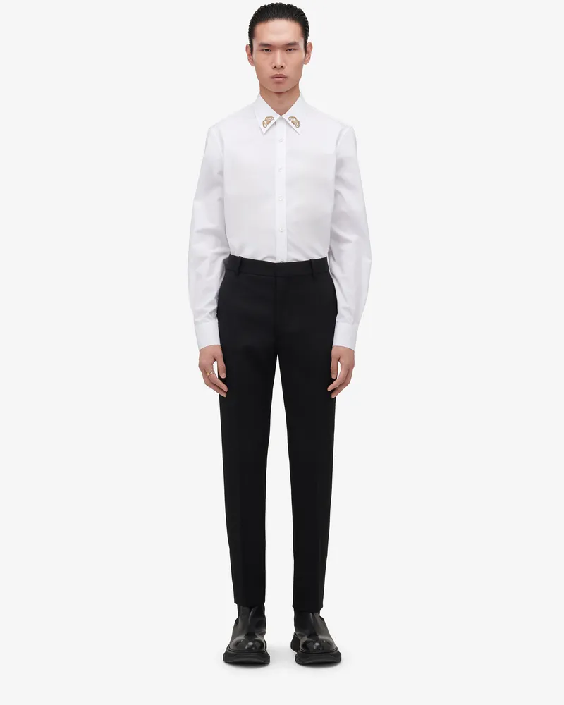 Alexander McQueen Tailoring-Zigarettenhose Schwarz