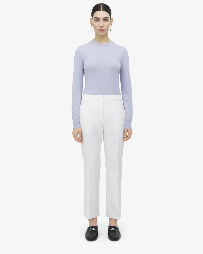Alexander McQueen Zigarettenhose - Item 830044QJAFG9015 Elfenbeinfarben