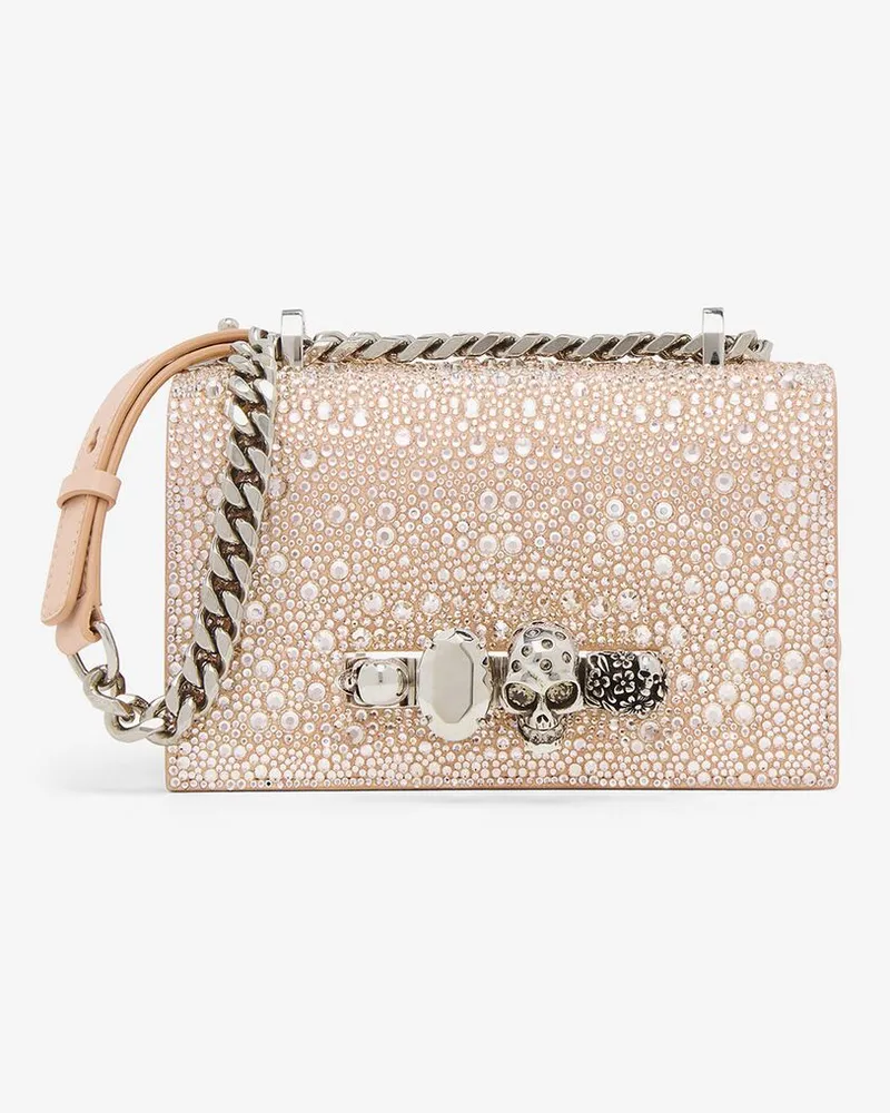 Alexander McQueen Mini Jewelled Satchel - Item 6531341BLDV5000 Pink