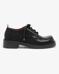 Alexander McQueen Derby-Schuh zum Schnüren Schwarz