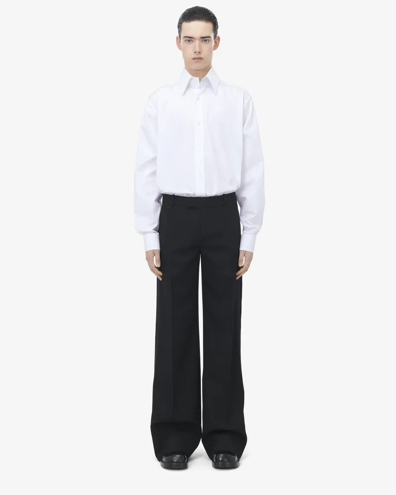 Alexander McQueen Smokinghose mit niedrigem Bund Schwarz