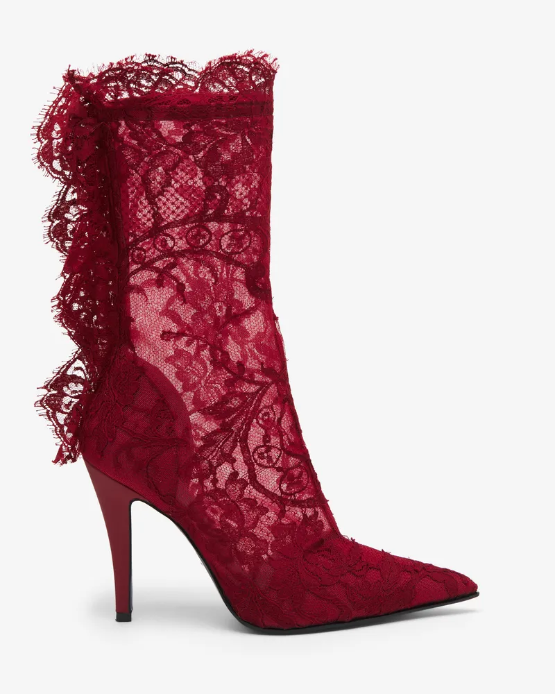 Alexander McQueen Heron Schnürstiefel - Item 846023W4ABR6160 Karmin