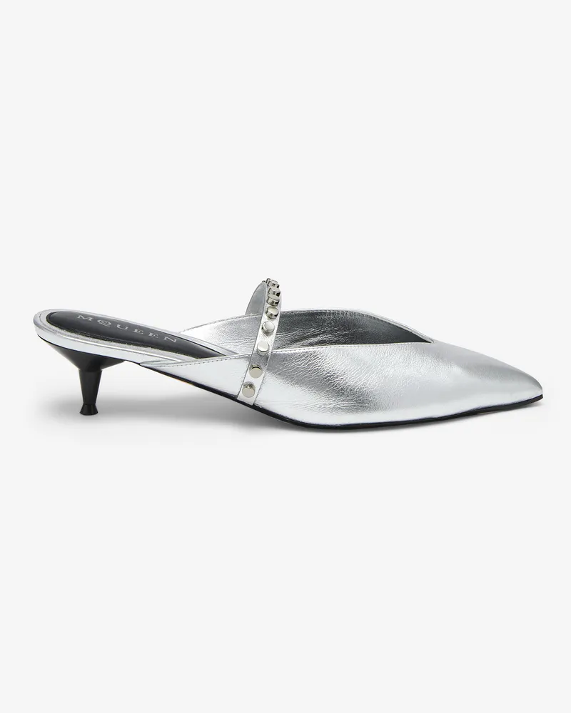 Alexander McQueen Revel Mule - Item 838130WIAEU1679 Silber