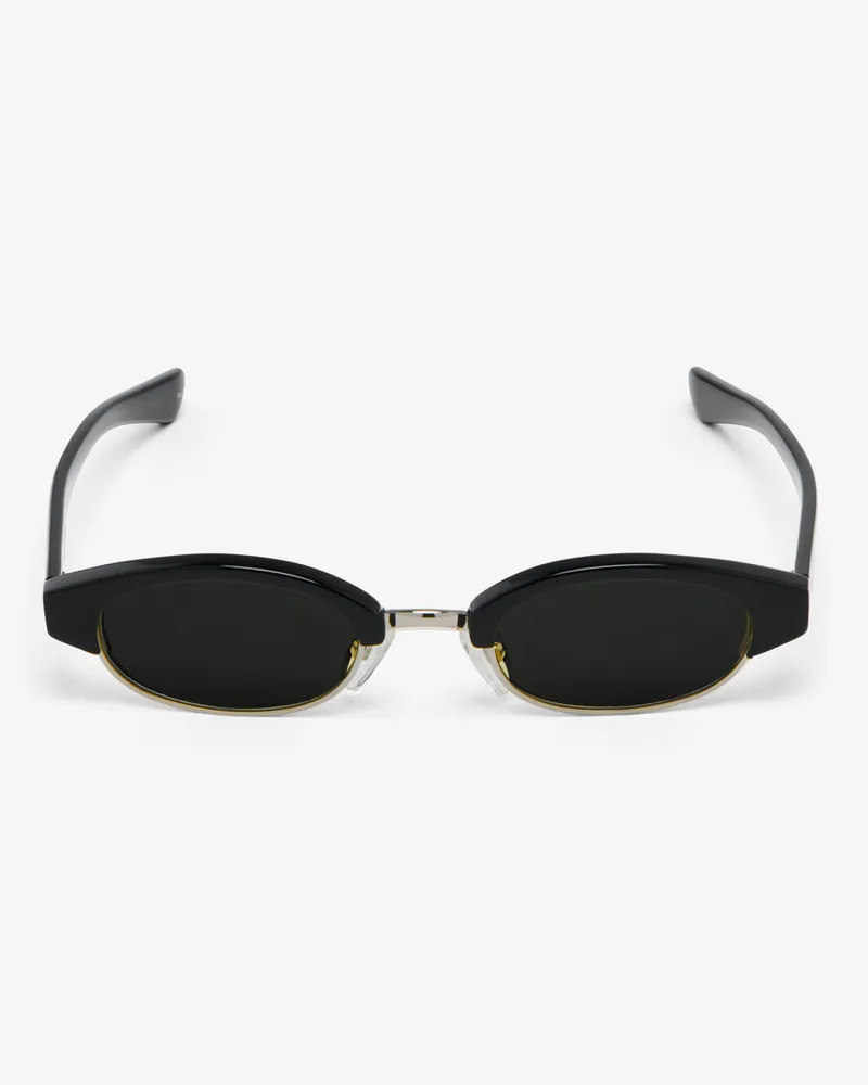 Alexander McQueen McQueen Ellipse Sonnenbrille - Item 841557J07491056 Schwarz