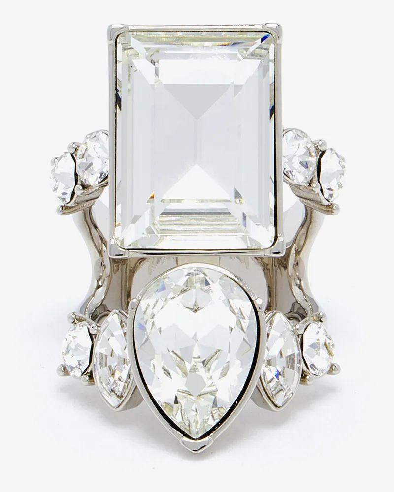 Alexander McQueen Cocktail Ring - Item 846560J161B1021 Silber