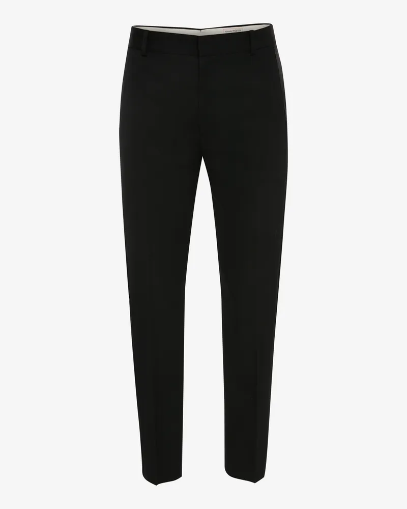 Alexander McQueen Tailored Cigarette Trousers - Item 630842QTU911000 Schwarz