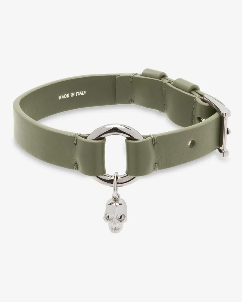Alexander McQueen Skull Ring Armband - Item 8553241AAWT3311 Grün
