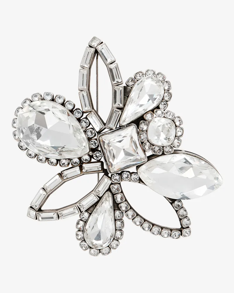 Alexander McQueen Chandelier Brosche - Item 854496J161B1046 Antiksilber
