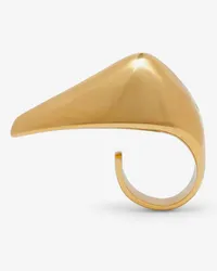 Alexander McQueen Krallen-Ring Antikgold