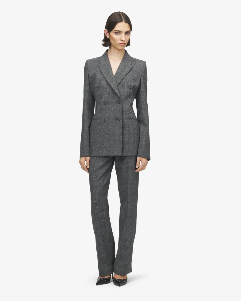 Alexander McQueen Getupfte Glen Check Couture-Hosen - Item 858321QJAFV1080 Schwarz