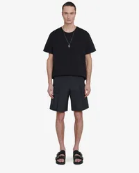 Alexander McQueen Cargoshorts mit Nadelstreifen Schwarz