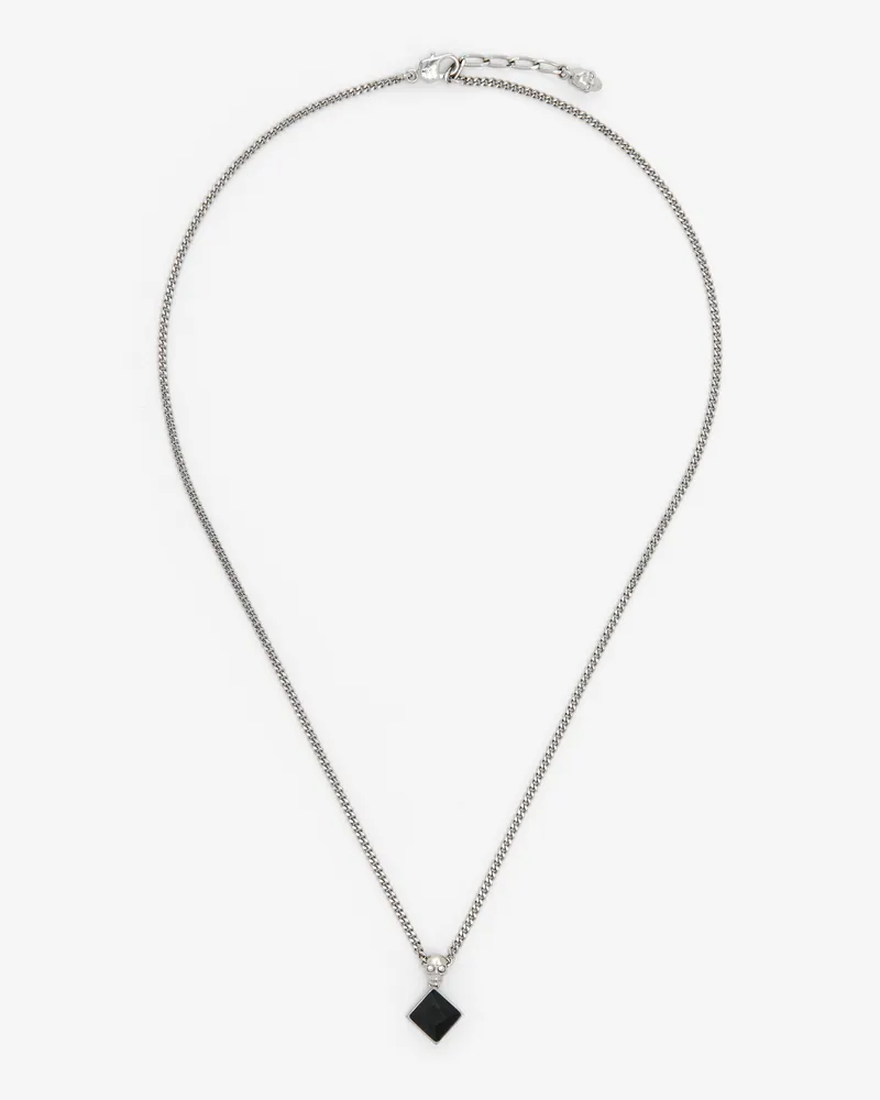 Alexander McQueen Halskette mit Twin Skull - Item 854601J161B1112 Palladium