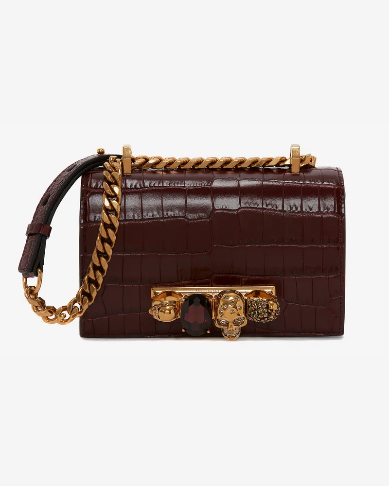 Alexander McQueen Mini-Edelsteintäschchen - Item 6531341HB0T6140 Rot