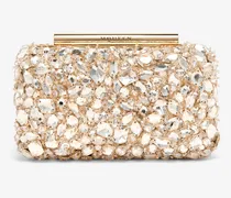 T-Bar Box-Clutch mit Kristallstickerei - Item 81371517HMU7050