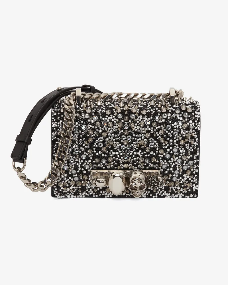 Alexander McQueen Mini-Edelsteintäschchen - Item 854848D78ED1000 Schwarz