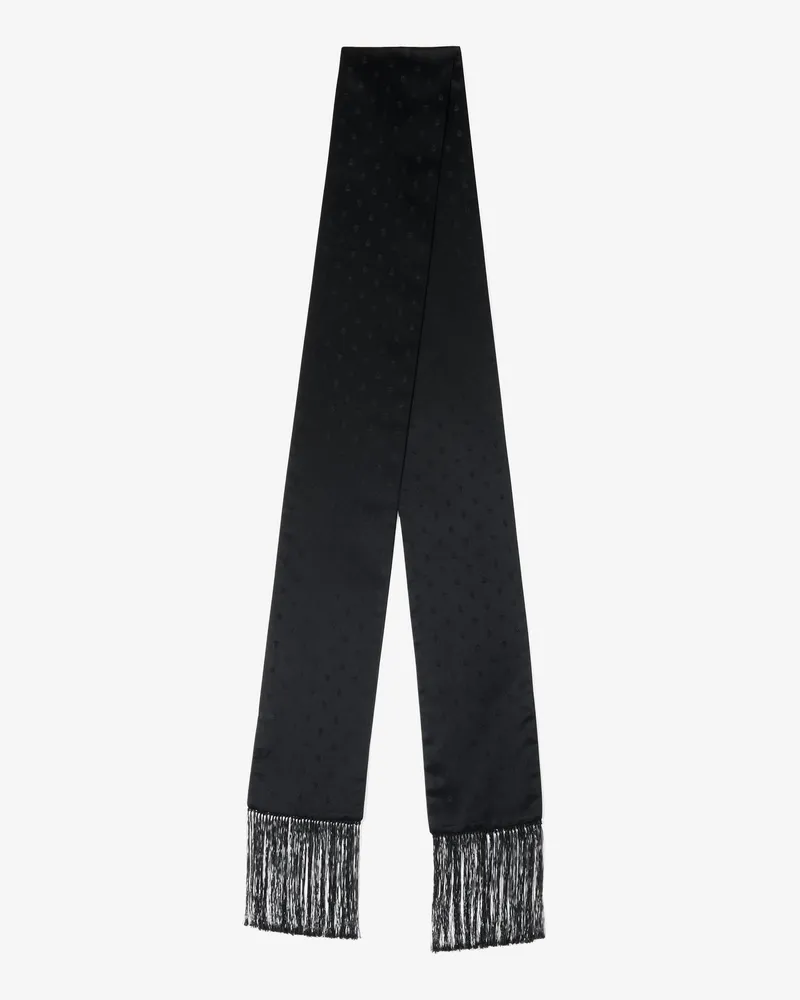 Alexander McQueen Schal aus Skull-Jacquard - Item 8511214009Q1000 Schwarz