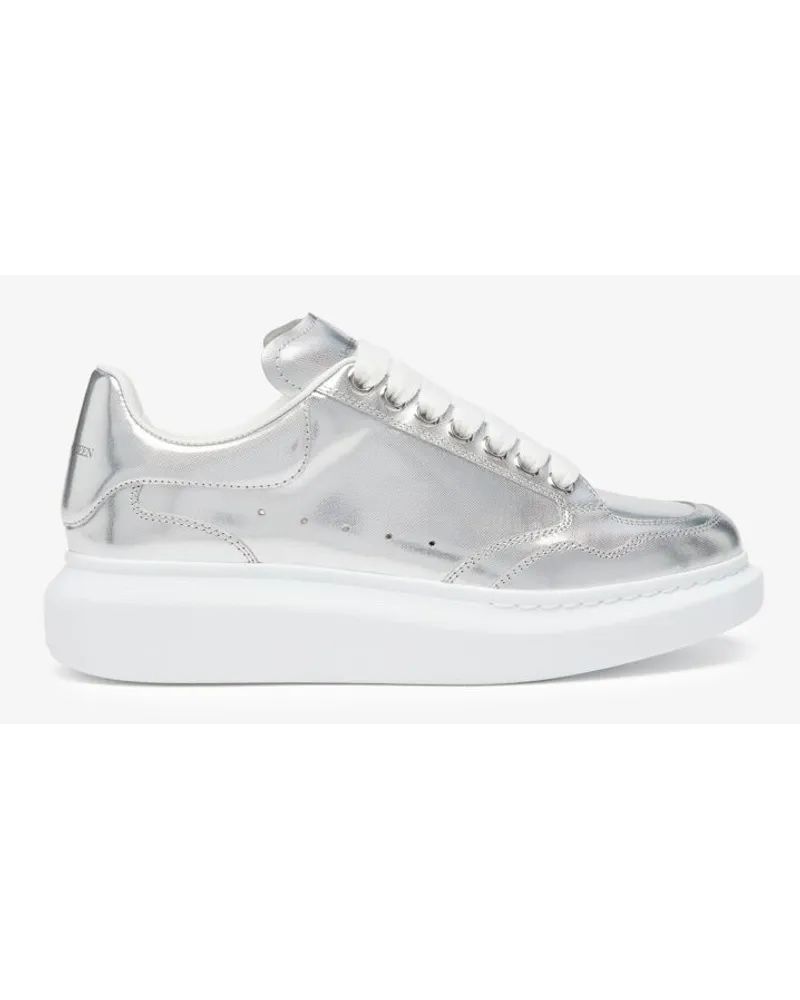 Alexander McQueen Oversized-Sneaker Silber