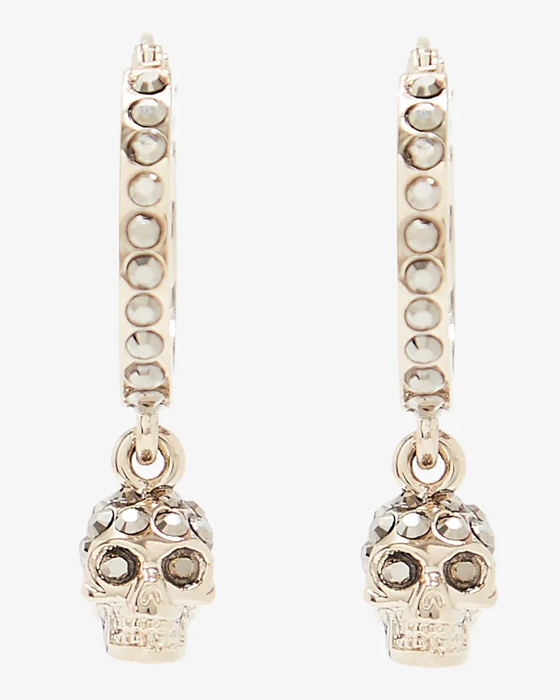Alexander McQueen Skull Mini Creolen-Ohrringe - Item 550503J160K7286 Helles