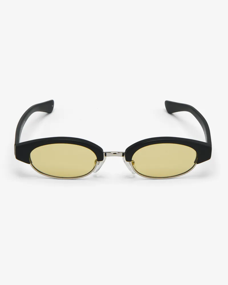 Alexander McQueen McQueen Ellipse Sonnenbrille - Item 841557J07491025 Schwarz