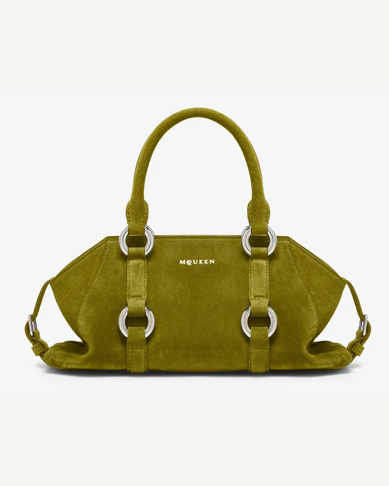 Alexander McQueen Kleine Farringdon Tasche - Item 8515961MAA63311 Grün